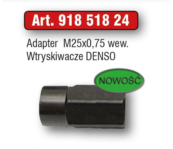Adapter młotka udarowego DENSO M25x0,75 wew.- 918 518 24